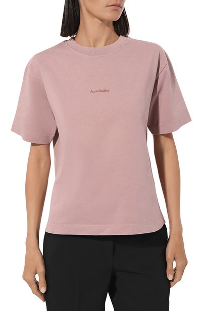 Хлопковая футболка ACNE STUDIOS, арт. FN-WN-TSHI000196CTL, фото 3