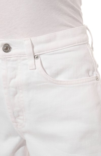 Джинсовые шорты 7 FOR ALL MANKIND белого цвета по цене 15950 руб., арт. JSEUC290YA, фото 5 Джинсовые шорты 7 FOR ALL MANKIND, арт. JSEUC290YA, фото 5