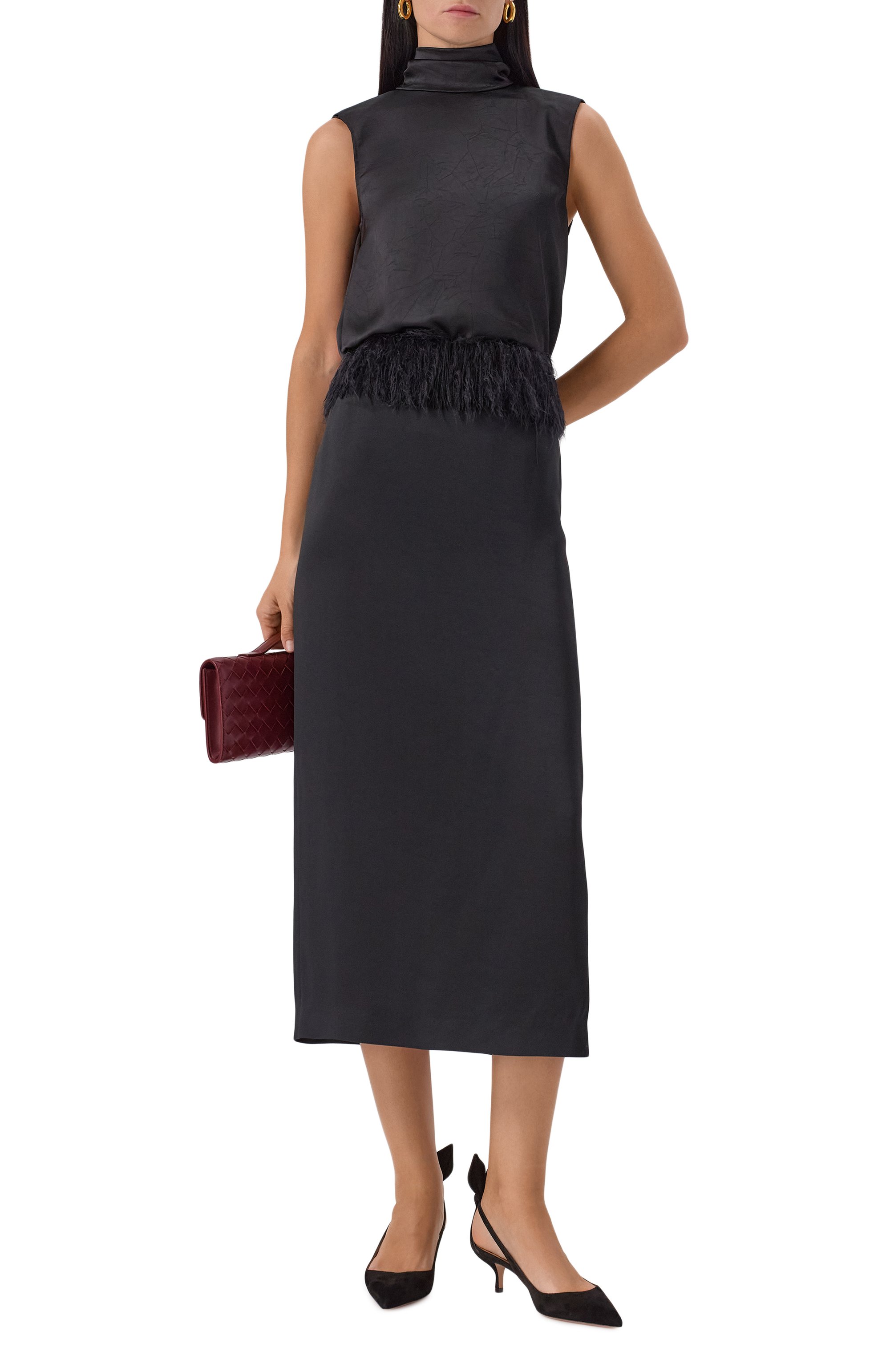 Замшевые туфли bow tie 50 AQUAZZURA, арт. DENMIDP2/SUE, фото 3