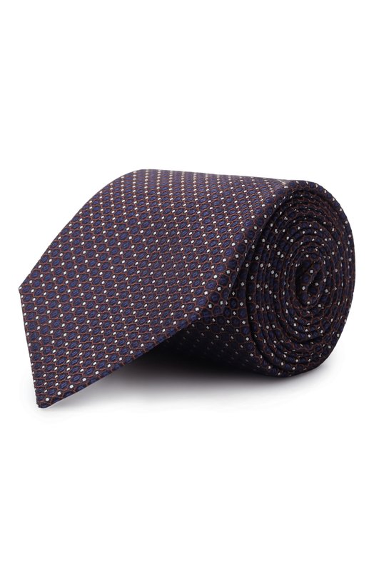 Шелковый галстук Canali 18/HJ04335 Фиолетовый 18/HJ04335
