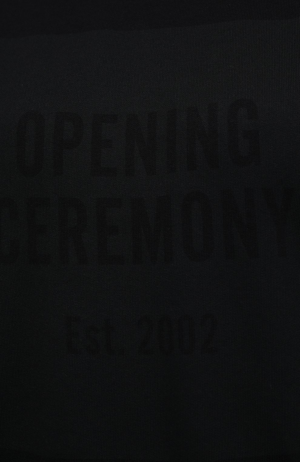 Хлопковое худи OPENING CEREMONY черного цвета по цене 30700 руб., арт. YWBB006F21FLE001, фото 5 Хлопковое худи OPENING CEREMONY, арт. YWBB006F21FLE001, фото 5