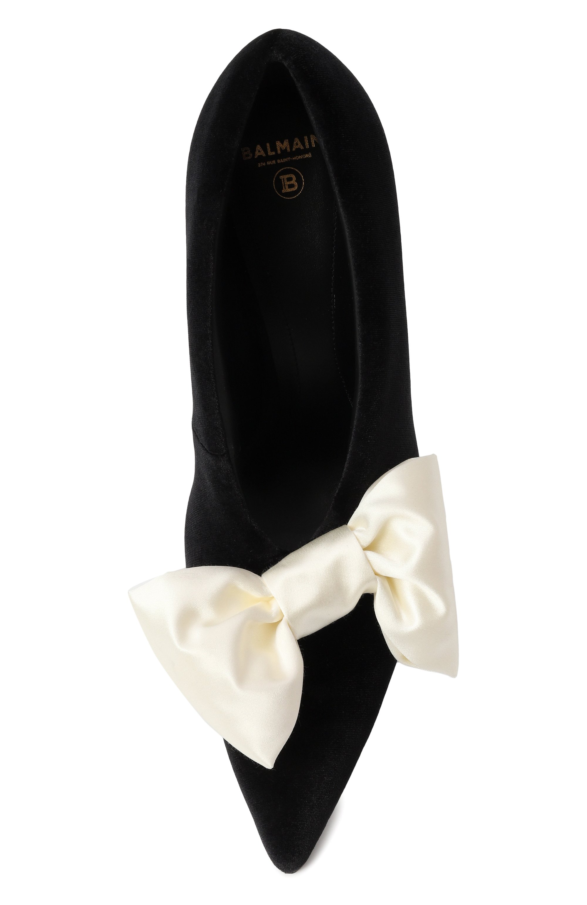 Текстильные туфли clara 100 BALMAIN, арт. BN0UA940/TLSA, фото 6