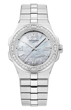 Женские часы alpine eagle CHOPARD бесцветного цвета, арт. 298601-3002 | Фото 1 (Механизм: Автомат; Материал корпу�са: Сталь; Цвет циферблата: Перламутровый; Региональные ограничения белый список (Axapta Mercury): Не проставлено; Нос: Не проставлено)