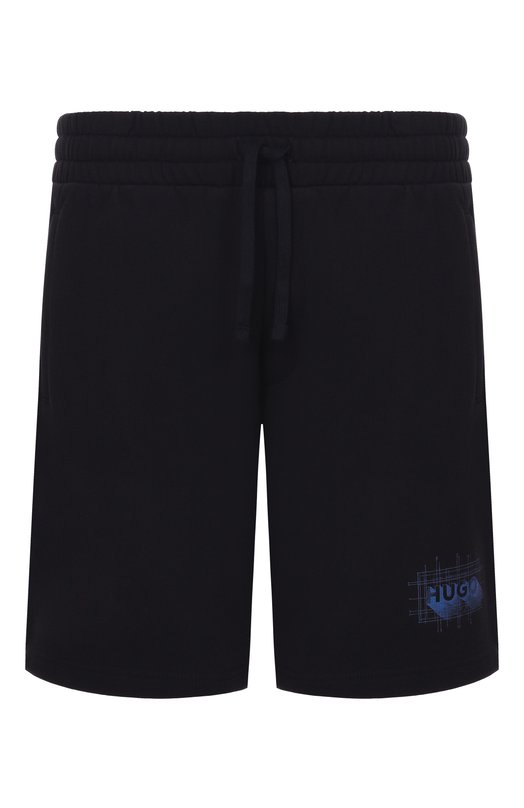 Хлопковые шорты HUGO Blue 50553499 Чёрный 50553499