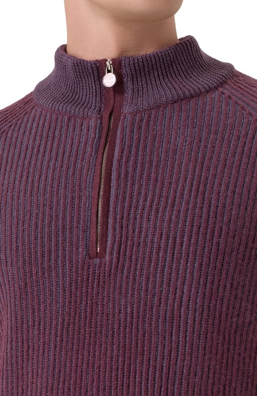 Кашемировый свитер Kiton UMK0794A0024 Бордовый  UMK0794A0024 Фото 5