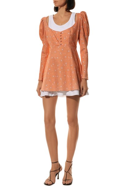 Хлопковое платье botrois x tsum BOTROIS оранжевого цвета по цене 28900 руб., арт. SKU629292, фото 3 Хлопковое платье botrois x tsum BOTROIS, арт. SKU629292, фото 3