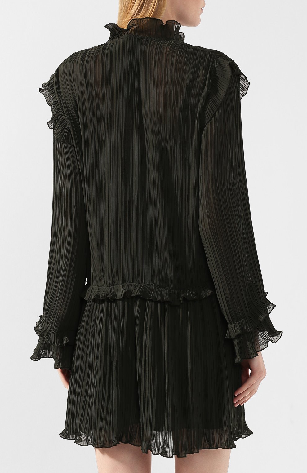 Платье KENZO хаки цвета по цене 45700 руб., арт. F962R01445AS, фото 4 Платье KENZO, арт. F962R01445AS, фото 4