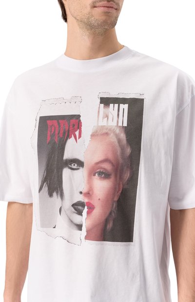 Хлопковая футболка DIEGO VENTURINO, арт. DVTS0MARY, фото 5