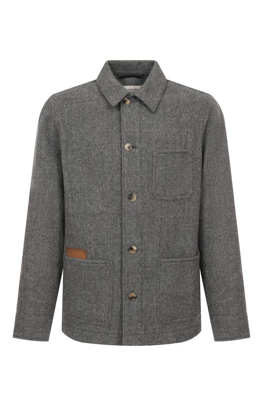 Шерстяная куртка-рубашка Jacob Cohen 25I P/JUM_E0033 081 T806A RW Серый 25I P/JUM_E0033 081 T806A RW