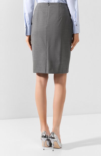 Шерстяная юбка BOSS, арт. 50417271, фото 4