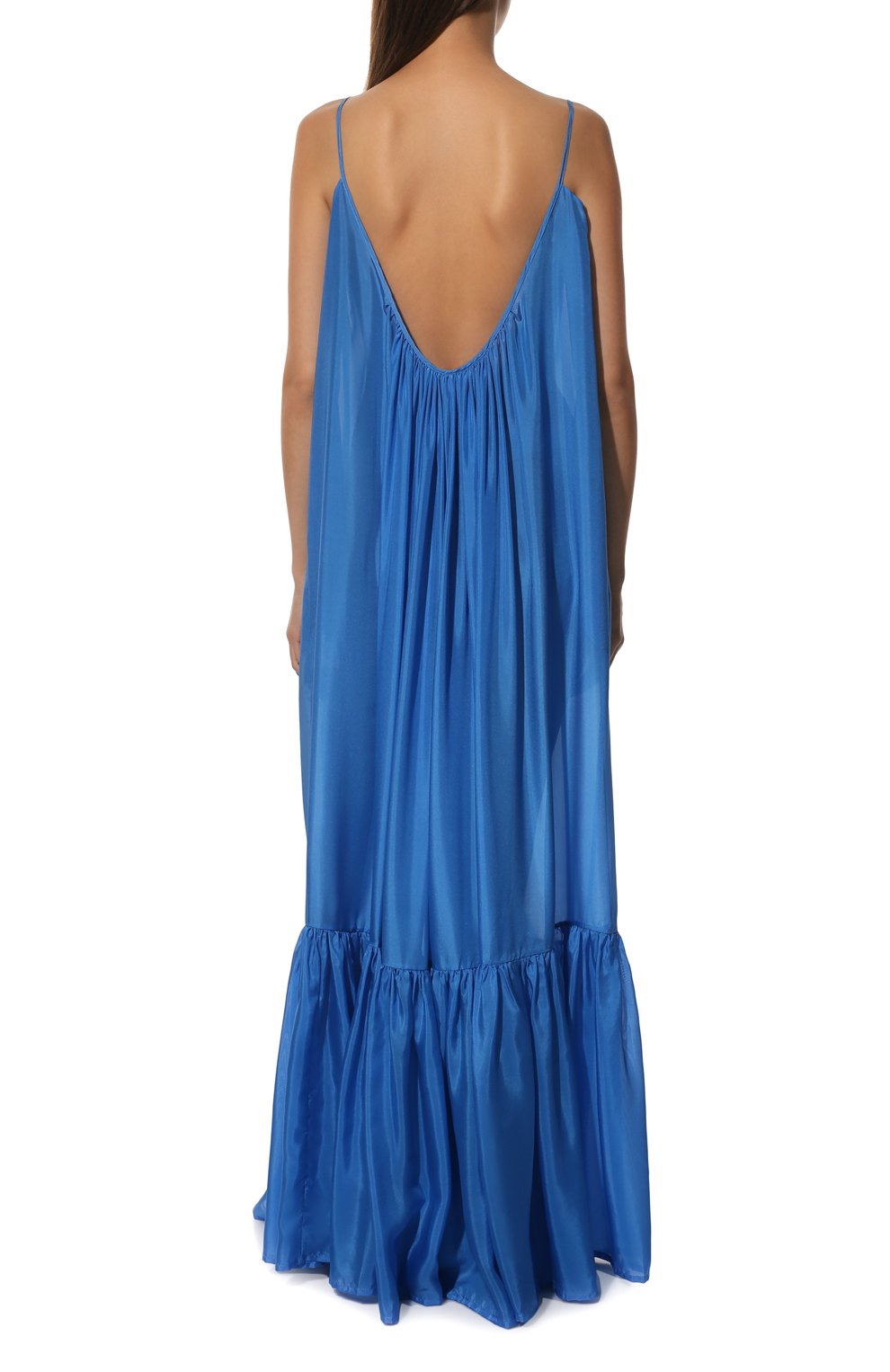 Шелковое платье KALITA синего цвета по цене 97250 руб., арт. BRIGITTE MAXI DRESS, фото 4 Шелковое платье KALITA, арт. BRIGITTE MAXI DRESS, фото 4