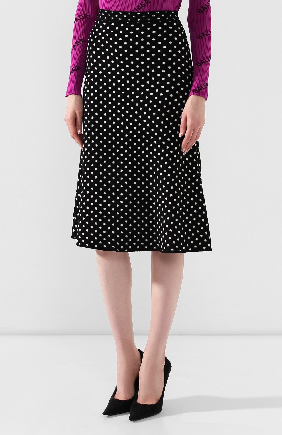 Юбка в горох BALENCIAGA, арт. 583160/T5123, фото 3