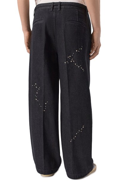 Хлопковые брюки DOMREBEL, арт. M LAZY/PLEATED TR0USERS, фото 4