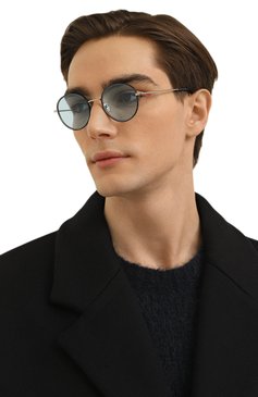 Женские солнцезащитные очки G.O.D. EYEWEAR голубого цвета, арт. 0NE SEA BREEZE W/BLUE LENS | Фото 3 (Тип очков: С/з; Кросс-КТ: С/з-унисекс; Нос: Не проставлено; Региональные ограничения белый список (Axapta Mercury): Не проставлено; Материал: Металл; Оптика Гендер: оптика-унисекс; Очки форма: Круглые)