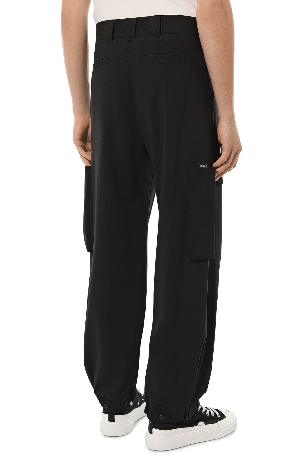 Шерстяные брюки-карго MSGM, арт. 3540MP10/237606, фото 4