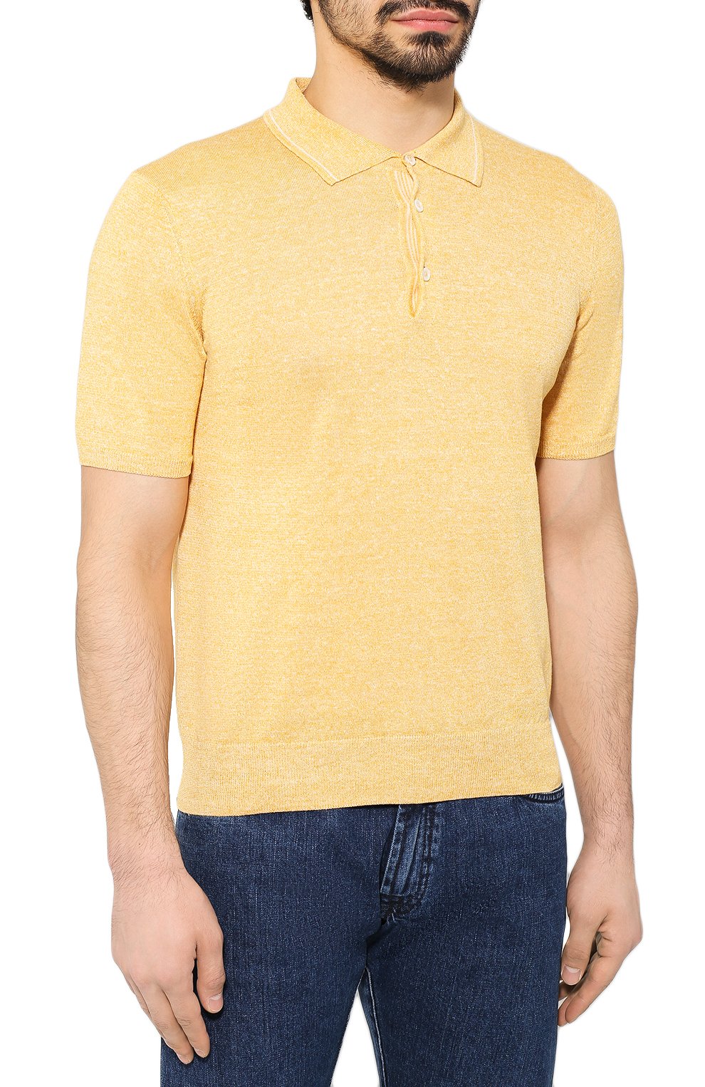 Поло изо льна и хлопка FIORONI, арт. MK20701C1, фото 3