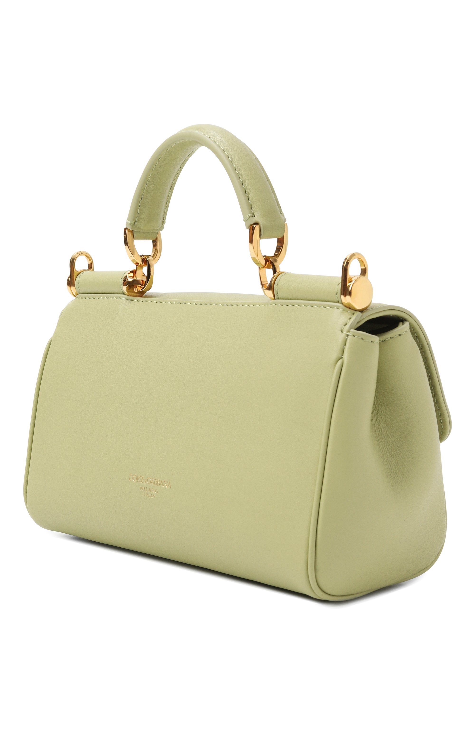 Сумка my sicily mini DOLCE & GABBANA светло-зеленого цвета по цене 192500 руб., арт. BB7864/B7321, фото 4 Сумка my sicily mini DOLCE & GABBANA, арт. BB7864/B7321, фото 4