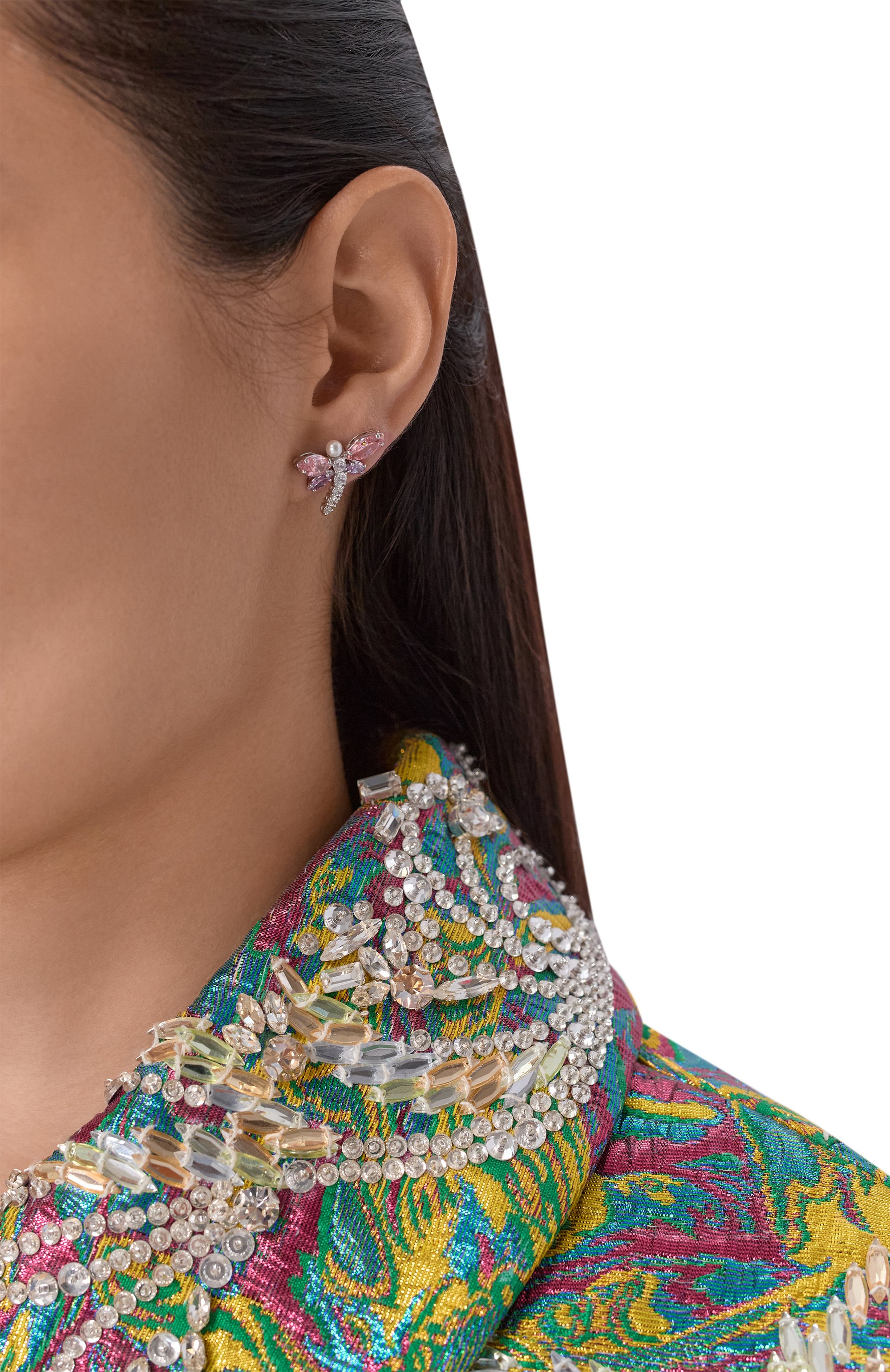 Серьги swarovski x ariana grande SWAROVSKI разноцветного цвета по цене 19850 руб., арт. 5737371, фото 4 Серьги swarovski x ariana grande SWAROVSKI, арт. 5737371, фото 4