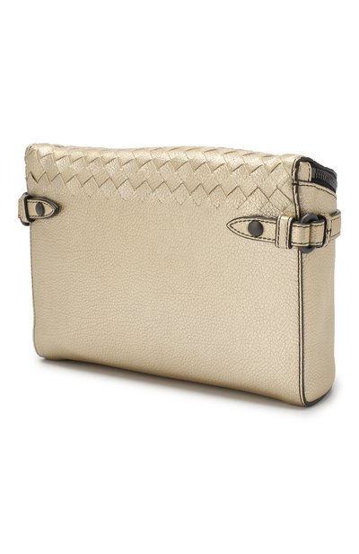 Сумка из кожи BOTTEGA VENETA золотого цвета по цене 133500 руб., арт. 542338/VBNF1, фото 3 Сумка из кожи BOTTEGA VENETA, арт. 542338/VBNF1, фото 3