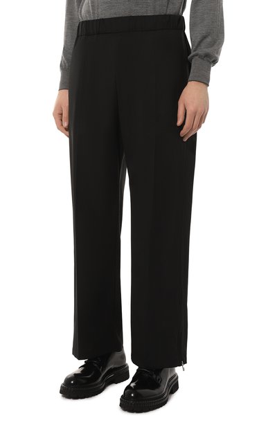 Брюки KAZUYUKI KUMAGAI черного цвета по цене 64850 руб., арт. AP22-037, фото 3 Брюки KAZUYUKI KUMAGAI, арт. AP22-037, фото 3