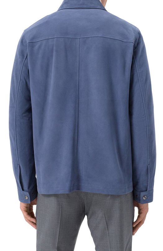 Замшевая куртка-рубашка Paul&Shark 25412707 Синий  25412707 Фото 4