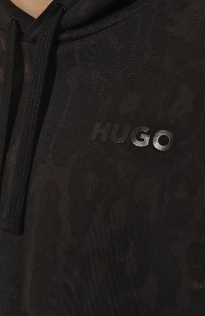 Хлопковое худи HUGO, арт. 50482927, фото 5