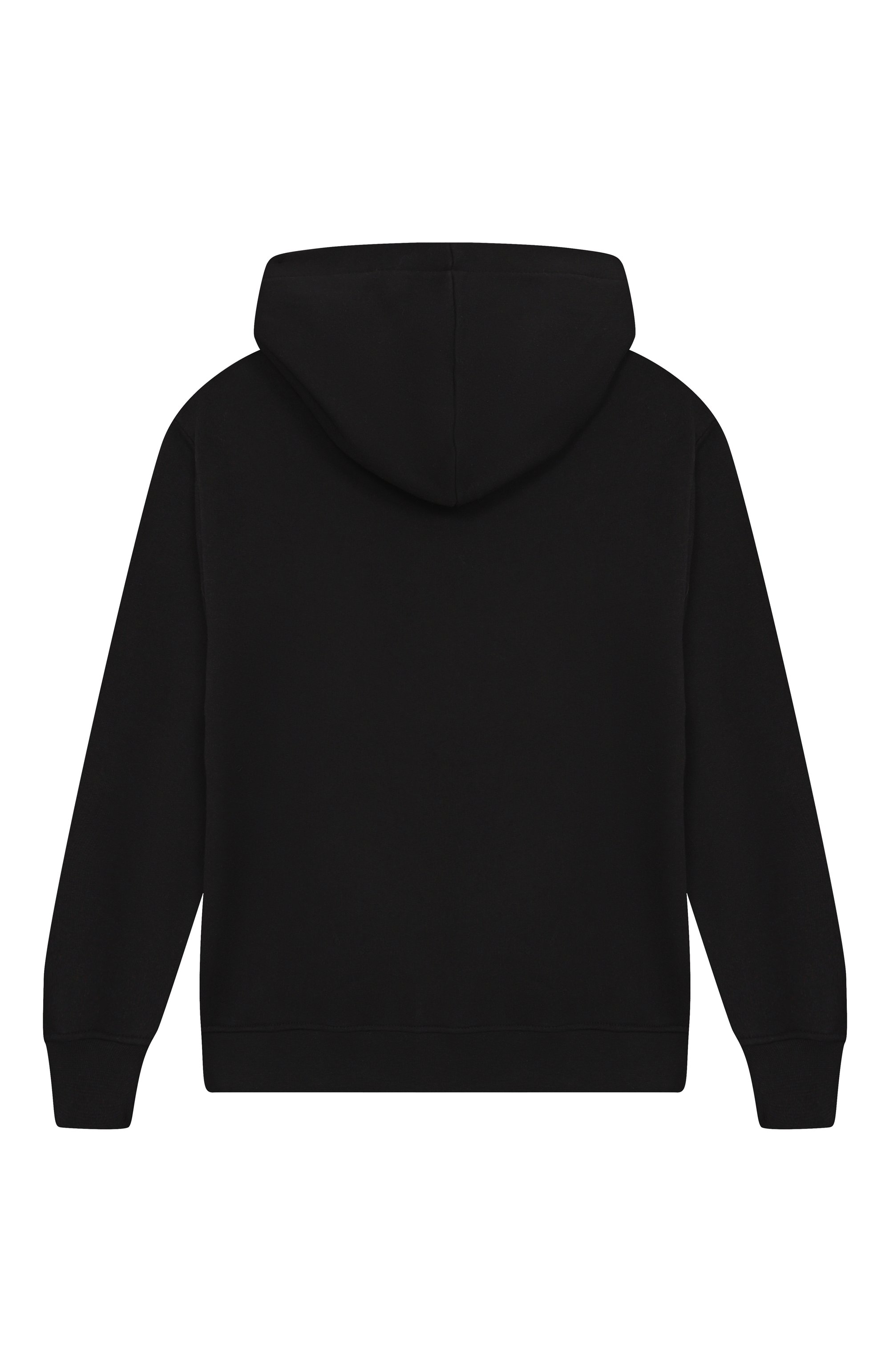 Хлопковое худи MSGM KIDS черного цвета по цене 13800 руб., арт. F5MSJBHS232, фото 2 Хлопковое худи MSGM KIDS, арт. F5MSJBHS232, фото 2