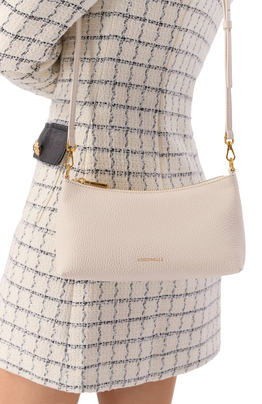 Сумка Aura mini Coccinelle E5QH0550101 Кремовый  E5QH0550101 Фото 2