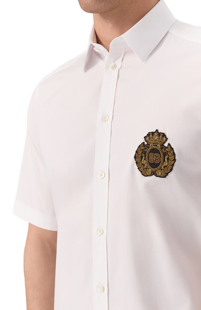 Хлопковая рубашка DOLCE & GABBANA, арт. G5NC5Z/FU5U8, фото 5