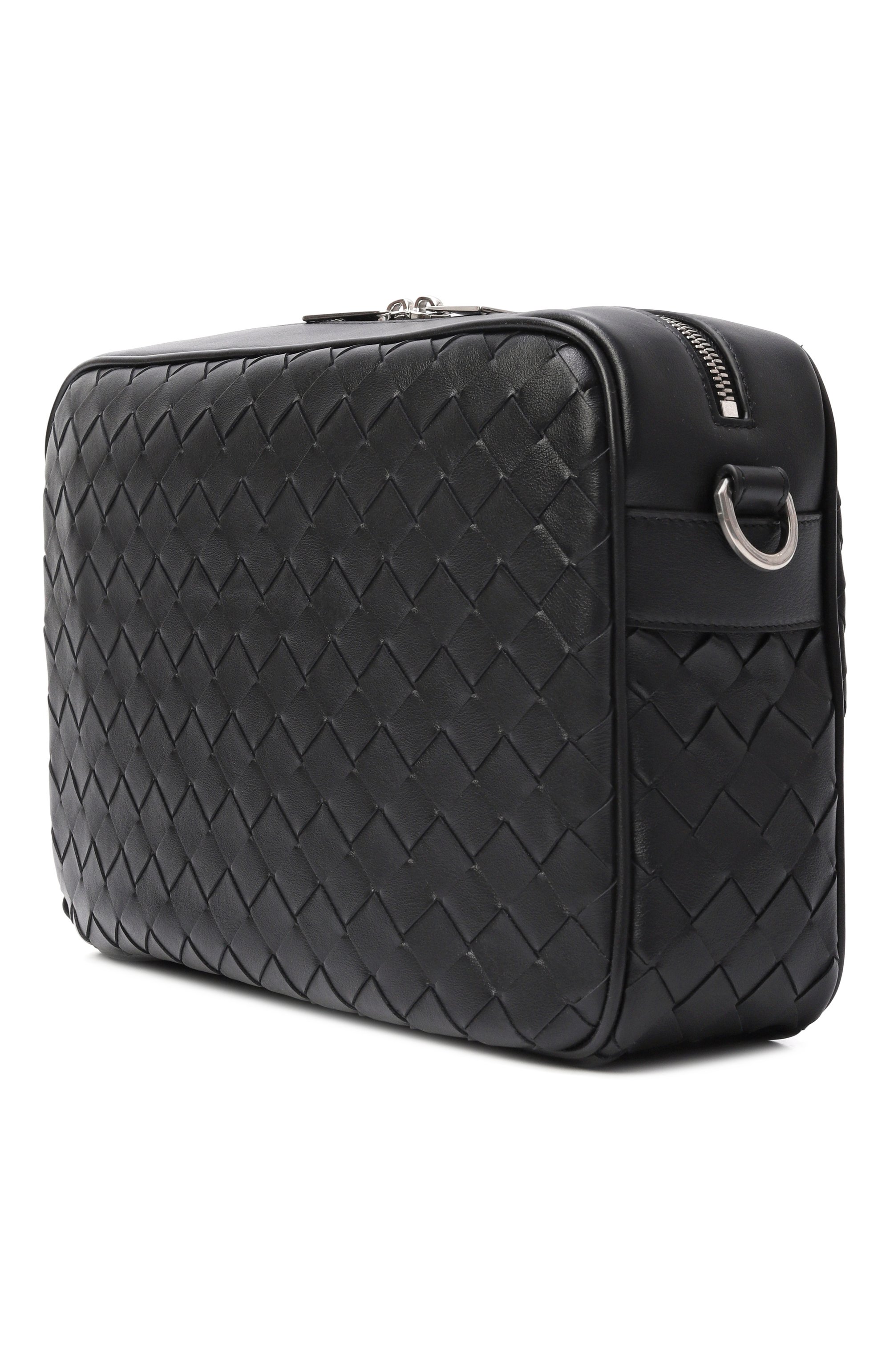 Сумка intrecciato BOTTEGA VENETA черного цвета по цене 346500 руб., арт. 755925/V2HL1, фото 3 Сумка intrecciato BOTTEGA VENETA, арт. 755925/V2HL1, фото 3