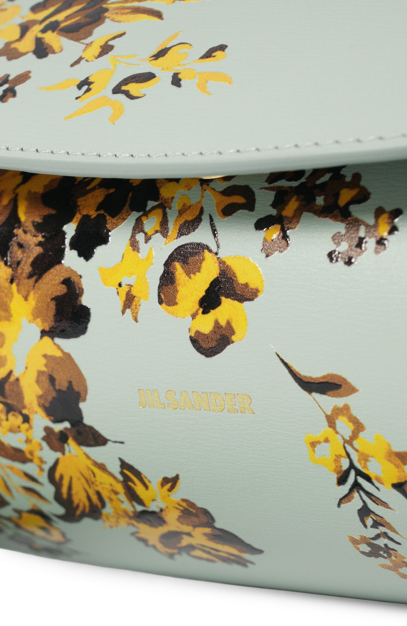 Сумка cannolo small JIL SANDER светло-бирюзового цвета по цене 180500 руб., арт. J07WD0023/P9321, фото 6 Сумка cannolo small JIL SANDER, арт. J07WD0023/P9321, фото 6