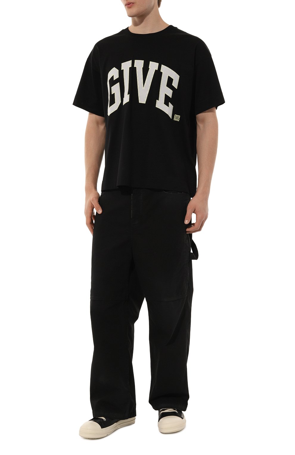Хлопковая футболка GIVENCHY, арт. BM71JB3YMV, фото 2