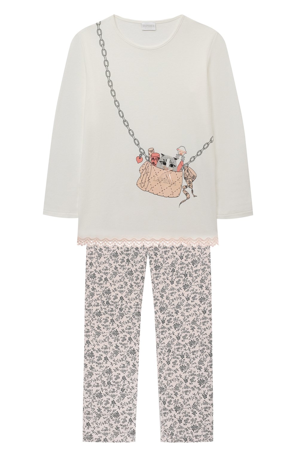 Хлопковая пижама LA PERLA, арт. 54641/8A-14A, фото 1