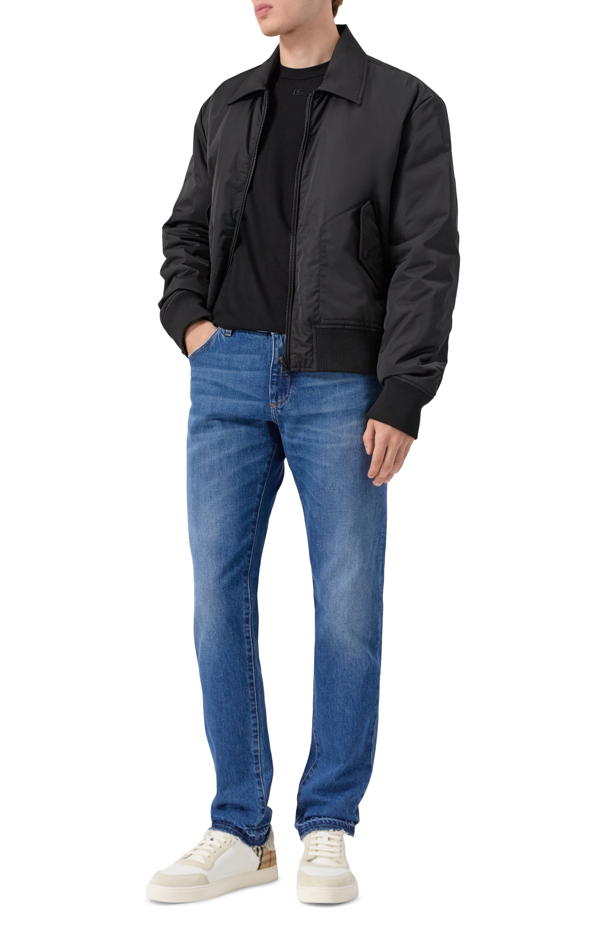 Комбинированные кеды BURBERRY, арт. 8069089, фото 2