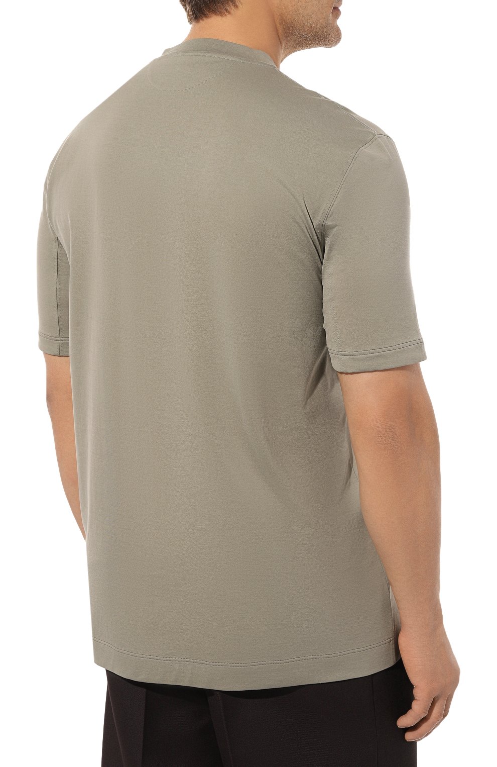 Хлопковая футболка BRUNELLO CUCINELLI, арт. M0T718431W, фото 4