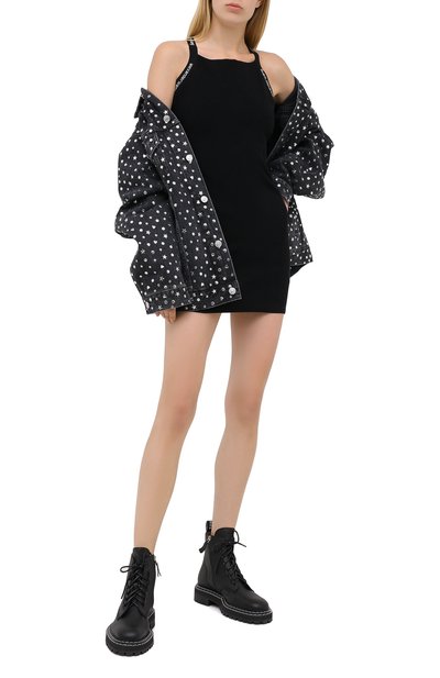 Платье из вискозы ALEXANDERWANG.T черного цвета по цене 54850 руб., арт. 4KC2206036, фото 2 Платье из вискозы ALEXANDERWANG.T, арт. 4KC2206036, фото 2