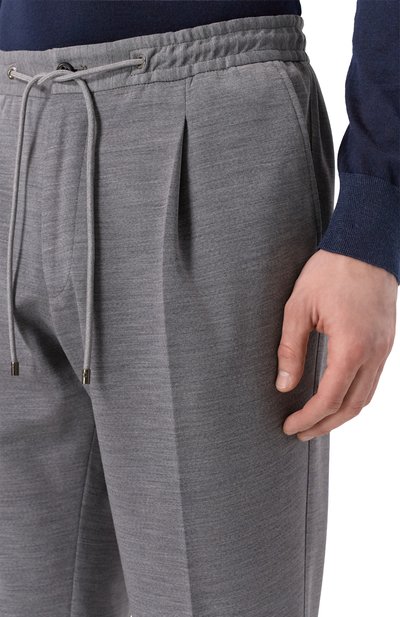 Брюки из шерсти и хлопка CORNELIANI, арт. 274L19/2718800, фото 5