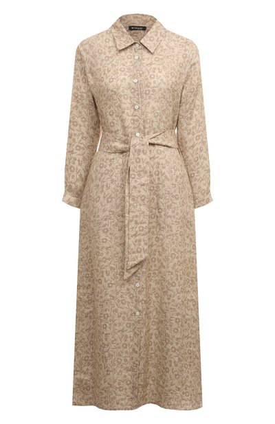 Женское льняное платье KITON, арт. D57308H08001
