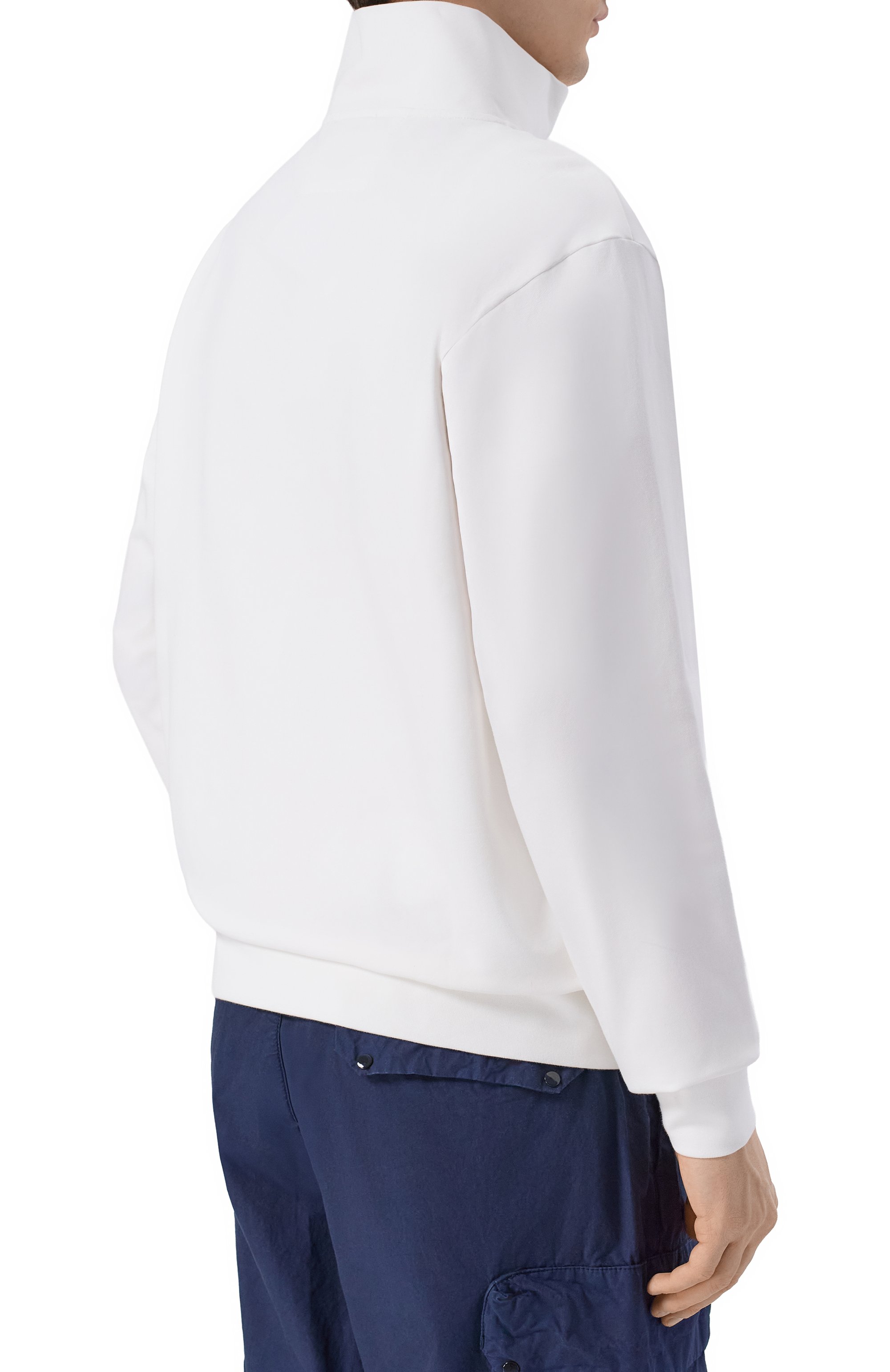 Хлопковый анорак C.P. COMPANY белого цвета по цене 29950 руб., арт. 20CLSS010A/006452W, фото 4 Хлопковый анорак C.P. COMPANY, арт. 20CLSS010A/006452W, фото 4