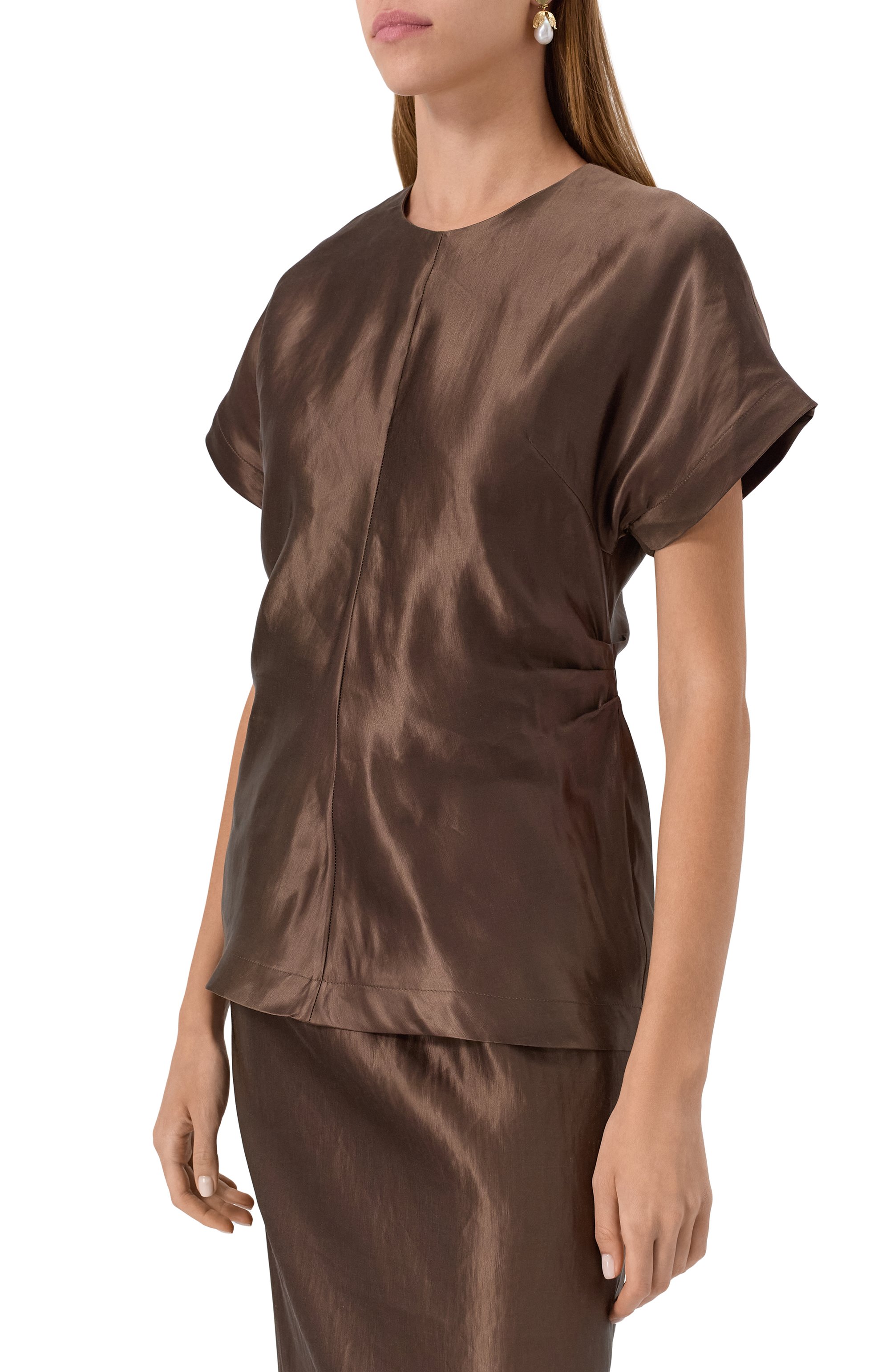 Атласный топ LOULOU DE SAISON, арт. PER0, фото 3