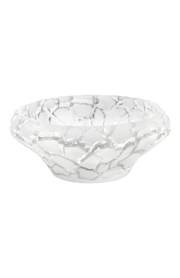 Ваза для фруктов caldera LALIQUE прозрачного цвета, арт. 10829800 | Фото 1 (Нос: Не проставлено; Региональные ограничения белый список (Axapta Mercury): Не проставлено; Коллекция: Terramineral; Ограничения доставки: fragile-2)