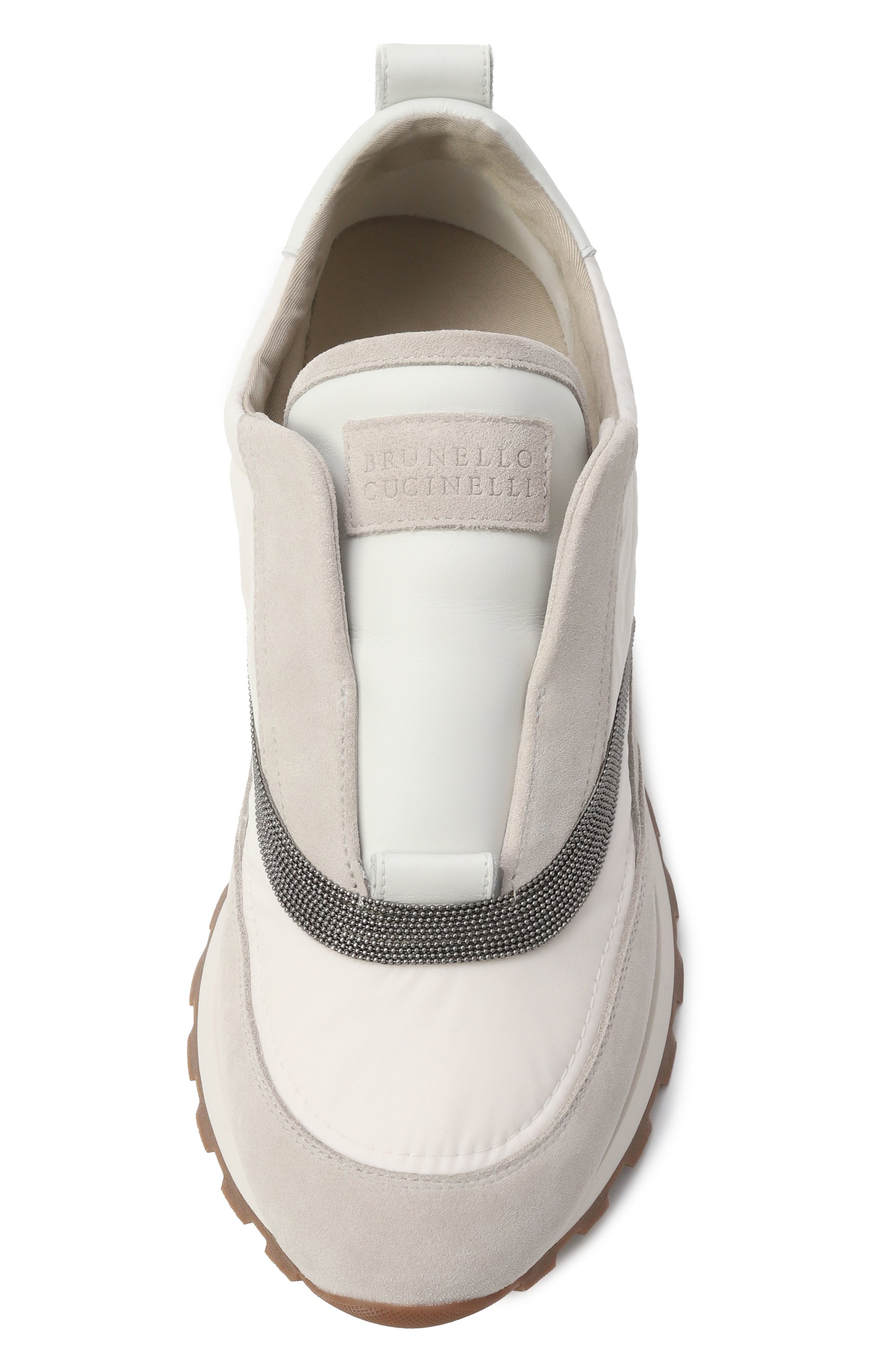 Комбинированные кроссовки BRUNELLO CUCINELLI, арт. MZSFG2900, фото 6