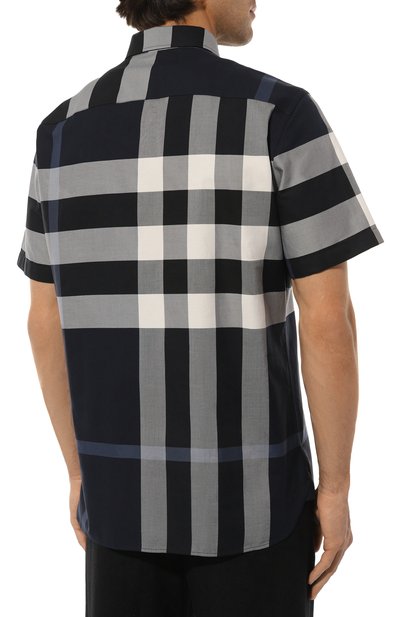 Хлопковая рубашка BURBERRY, арт. 8072940, фото 4