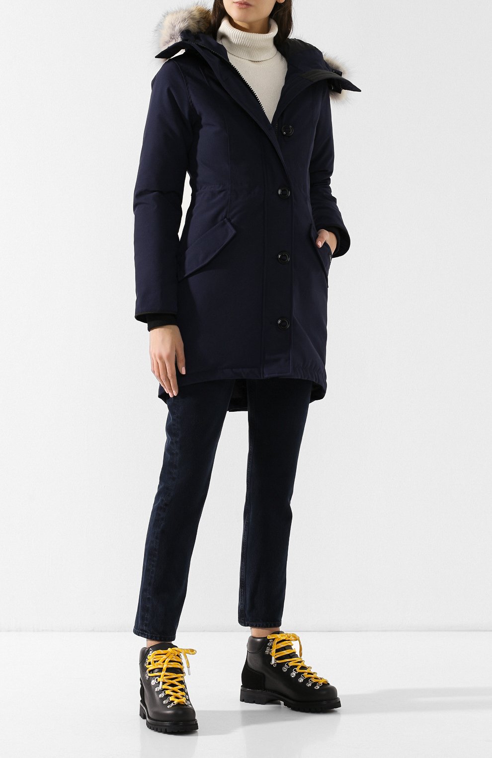 Парка rossclair CANADA GOOSE синего цвета по цене 139000 руб., арт. 2580L, фото 2 Парка rossclair CANADA GOOSE, арт. 2580L, фото 2