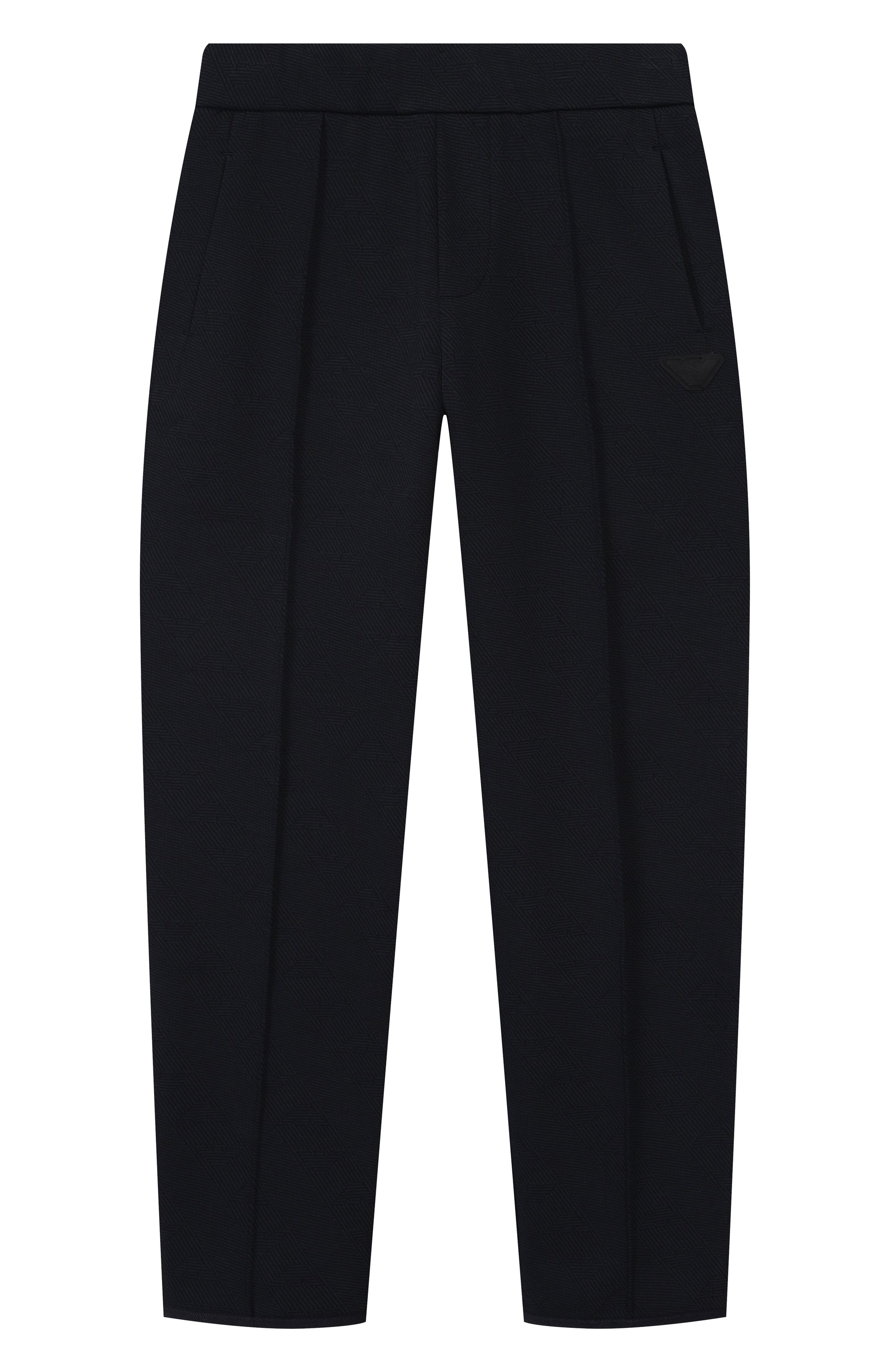 Брюки EMPORIO ARMANI темно-синего цвета по цене 19950 руб., арт. EB001026/AF20698, фото 1 Брюки EMPORIO ARMANI, арт. EB001026/AF20698, фото 1