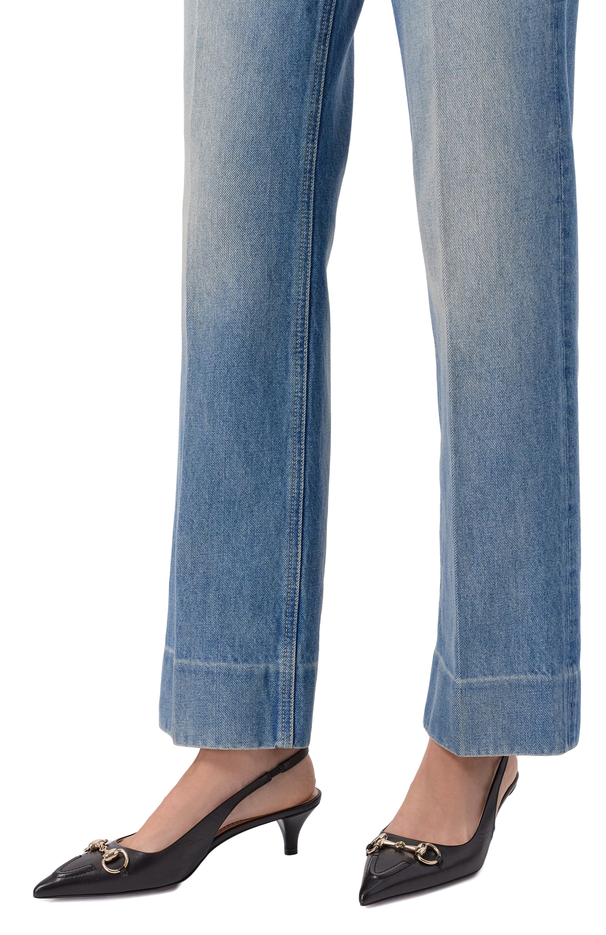 Кожаные туфли horsebit GUCCI, арт. 782407/DMBT0, фото 2