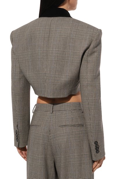 Жакет из вискозы и шерсти GIUSEPPE DI MORABITO светло-коричневого цвета по цене 82700 руб., арт. 03FWJA109Y 03364, фото 4 Жакет из вискозы и шерсти GIUSEPPE DI MORABITO, арт. 03FWJA109Y 03364, фото 4