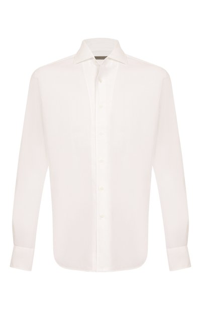 Мужская сорочка из хлопка и льна CORNELIANI, арт. 25P156-2511174