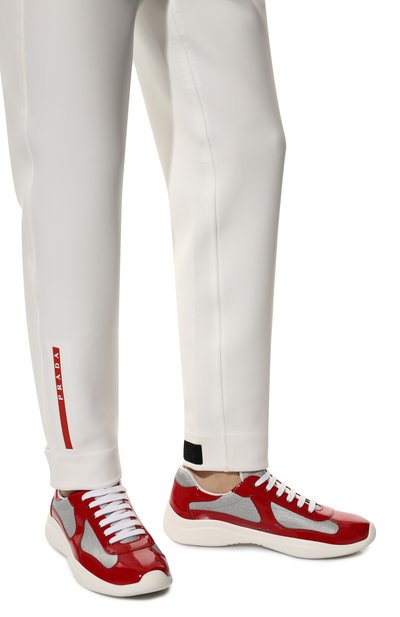 Комбинированные кроссовки PRADA, арт. 4E3400-ASZ-F0F5C, фото 3