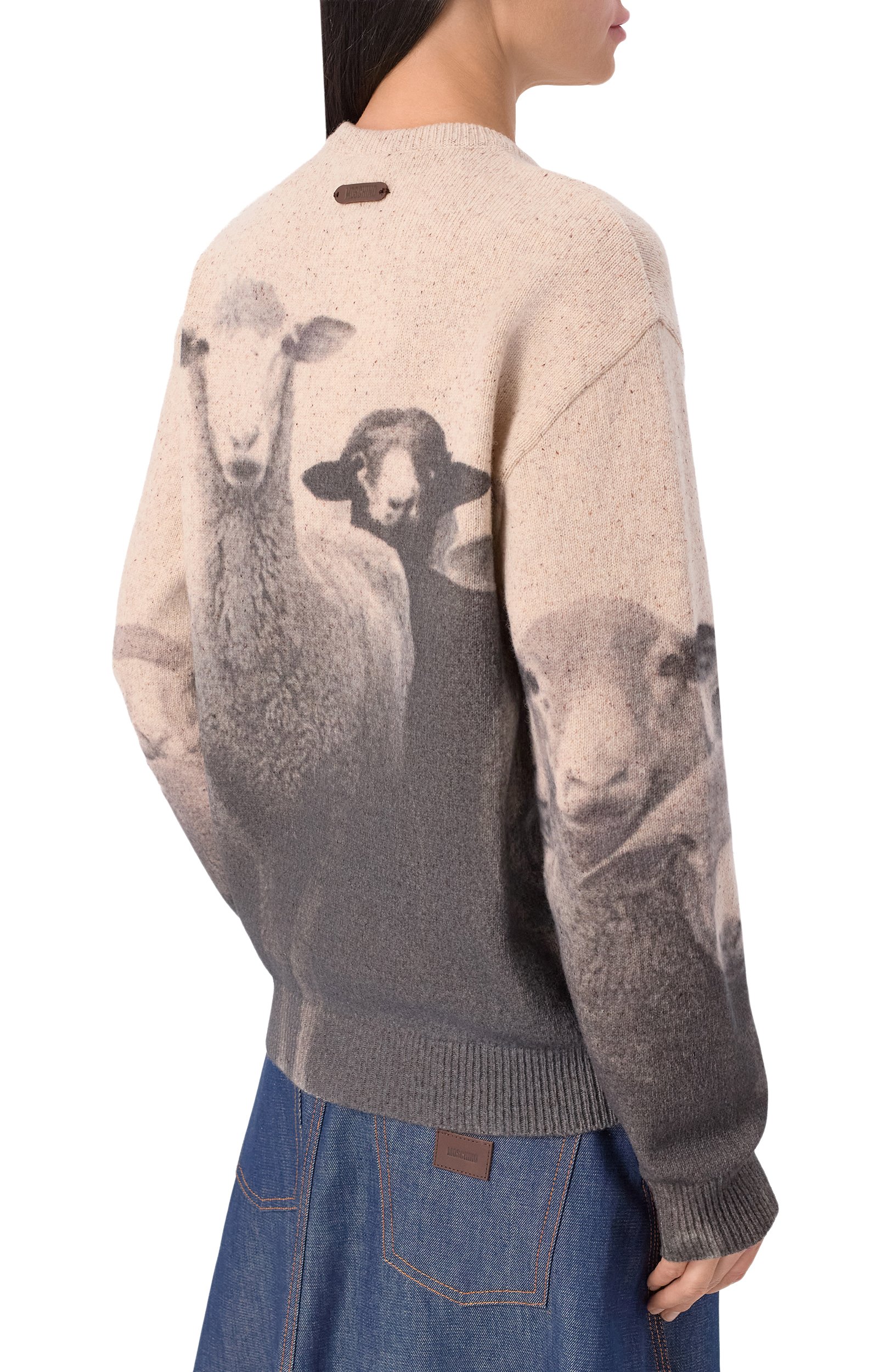 Пуловер из шерсти и вискозы MOSCHINO, арт. A0907/5503, фото 4